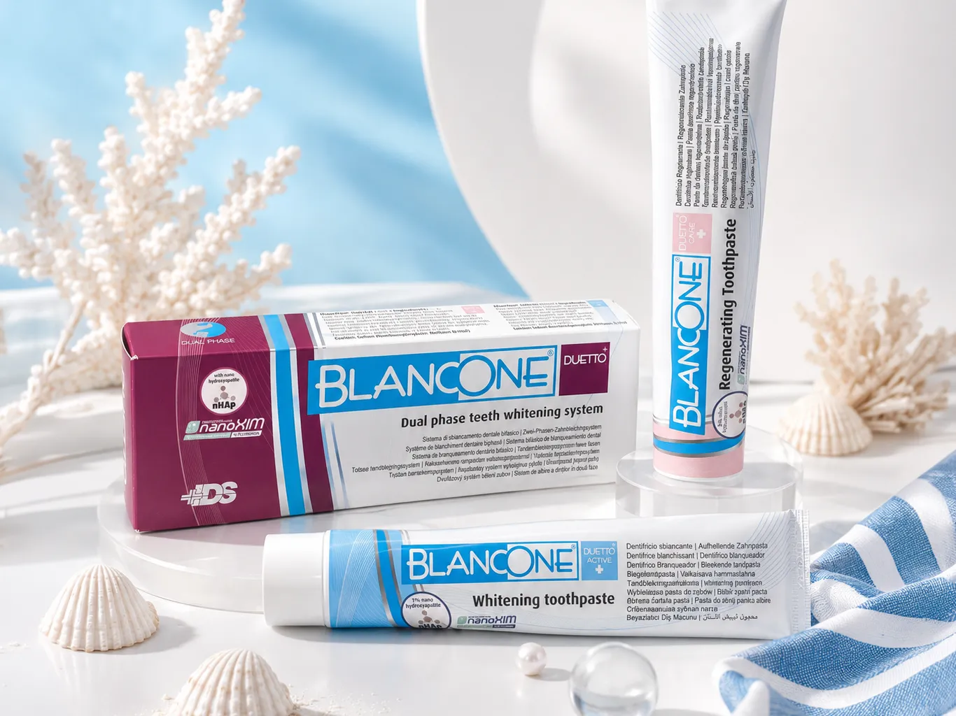 BlancOne&reg; DUETTO+ dentifricio bifasico